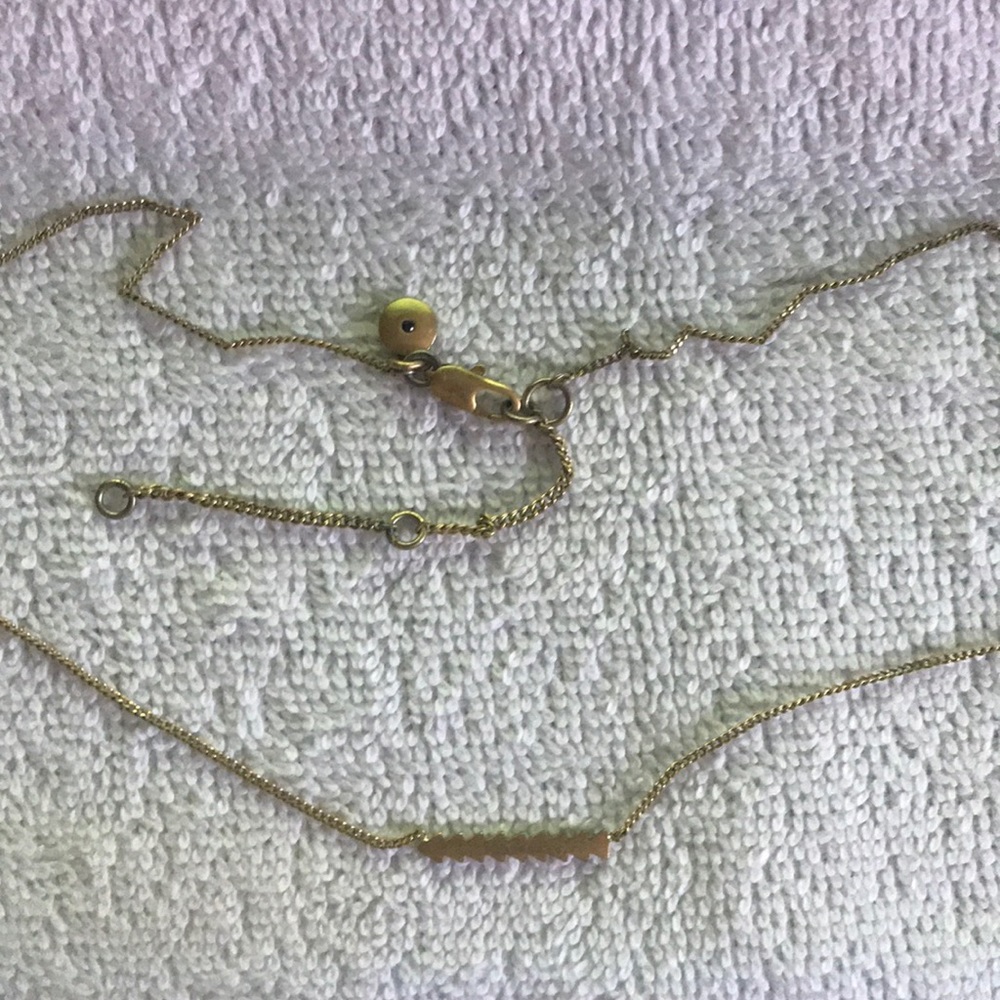 Madewell arrow necklace